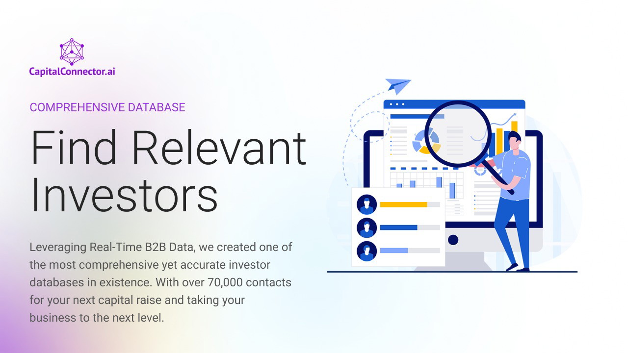 Discover your perfect investors.