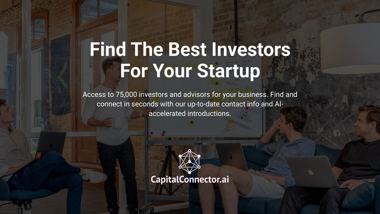 Introducing CapitalConnector.ai - your path to growth and success.