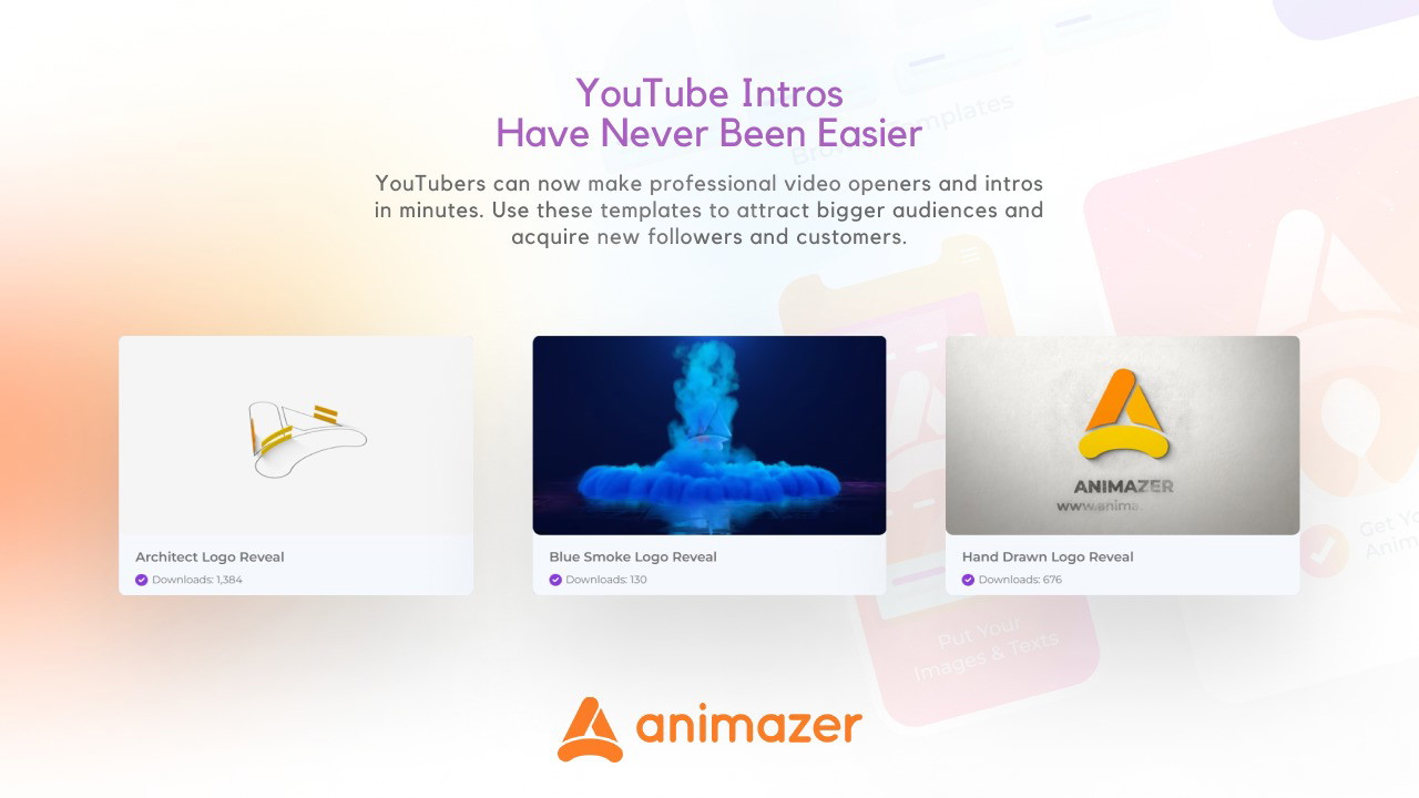 Make a great impression with our easy-to-use intro templates that attract new audiences & elevate your content.