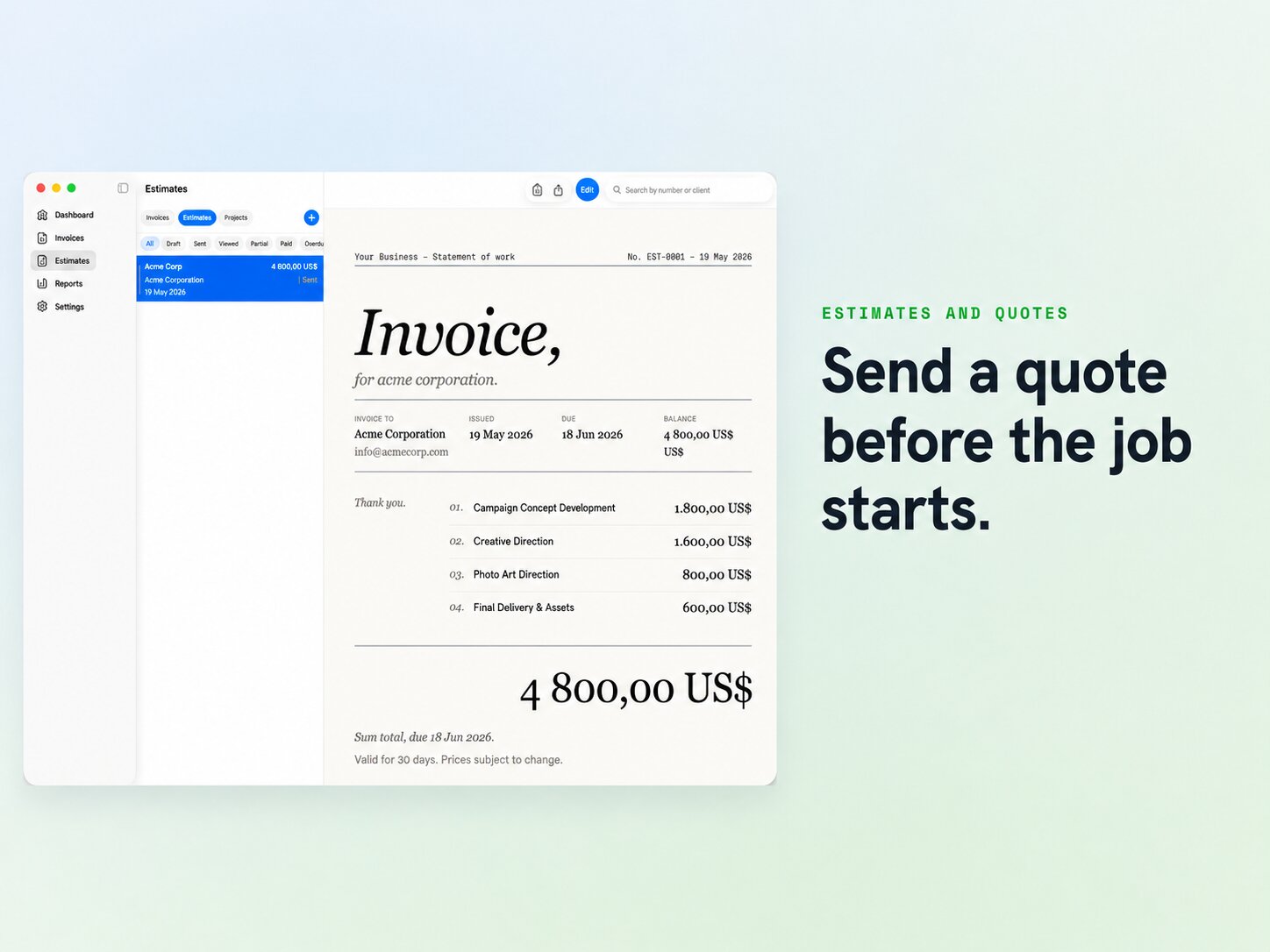 ai invoice maker lifetime subscription screenshot 3
