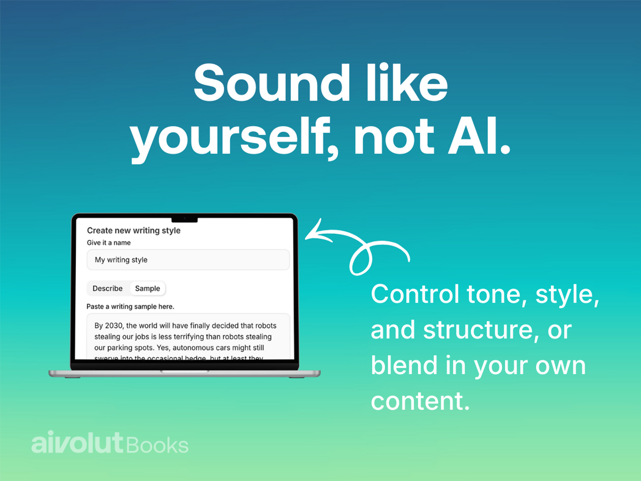 aivolut ai book creator basic plan lifetime subscription screenshot 3