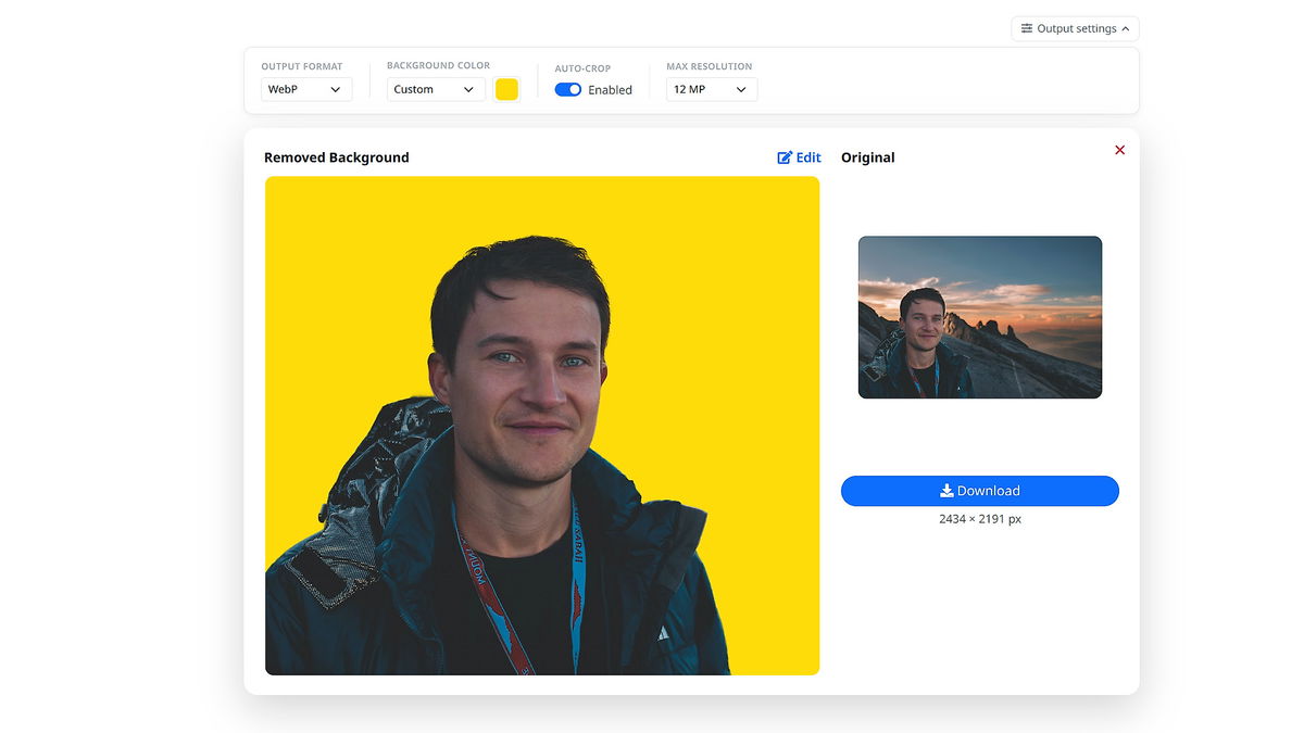 backgroundcut screenshot 2