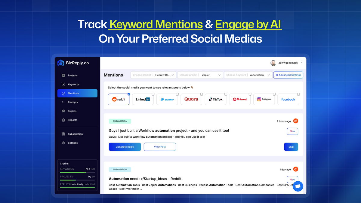 bizreply screenshot 1