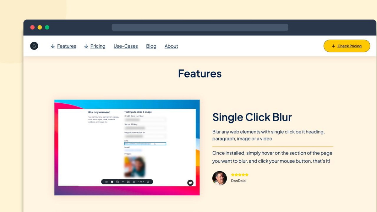 blurweb app screenshot 5
