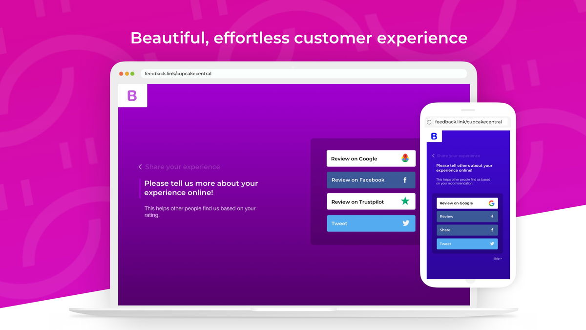 feedback link screenshot 2