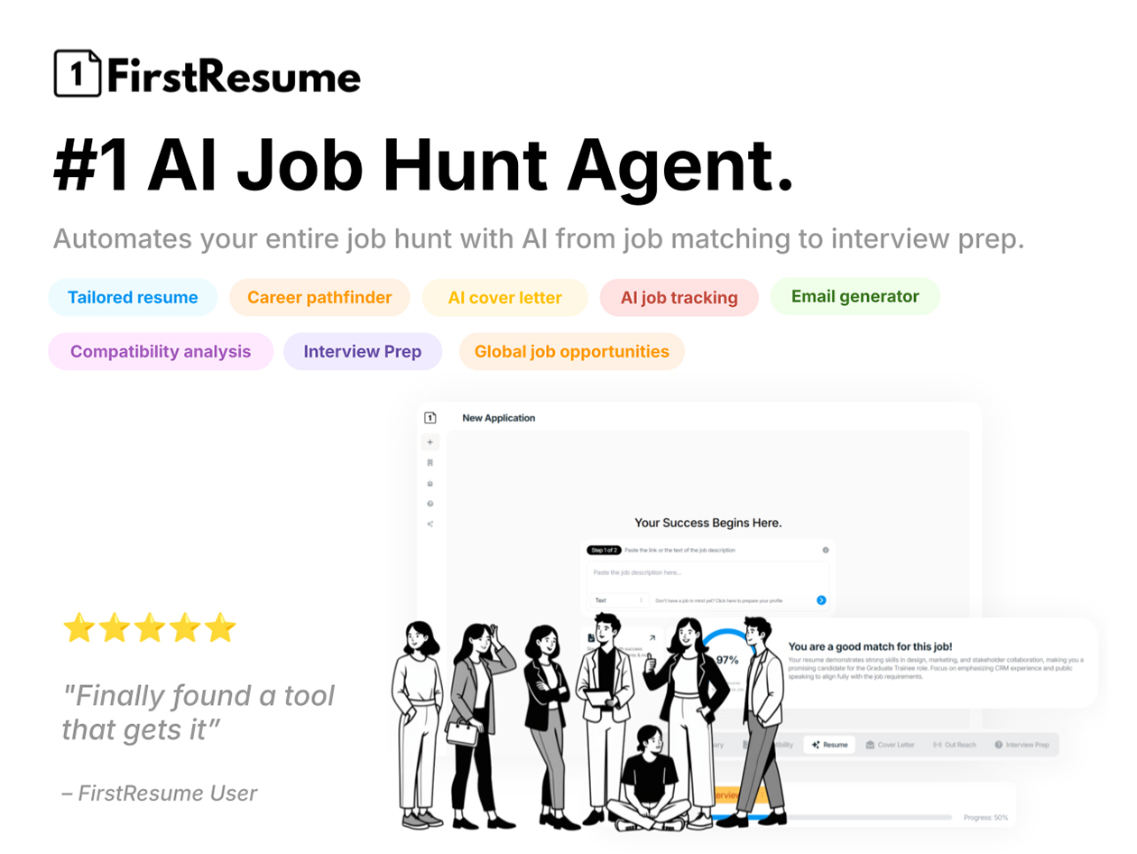 firstresume ai job hunting automator lifetime subscription screenshot 1