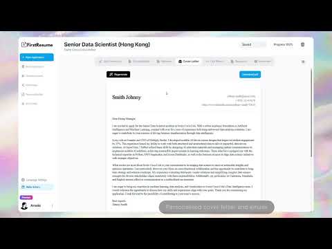 firstresume ai job hunting automator lifetime subscription screenshot 6