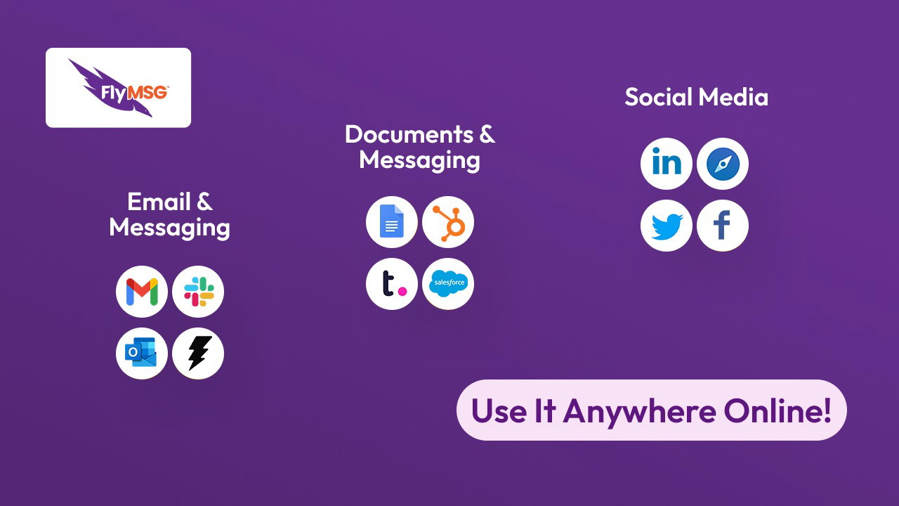 Be efficient on any platform anywhere online.