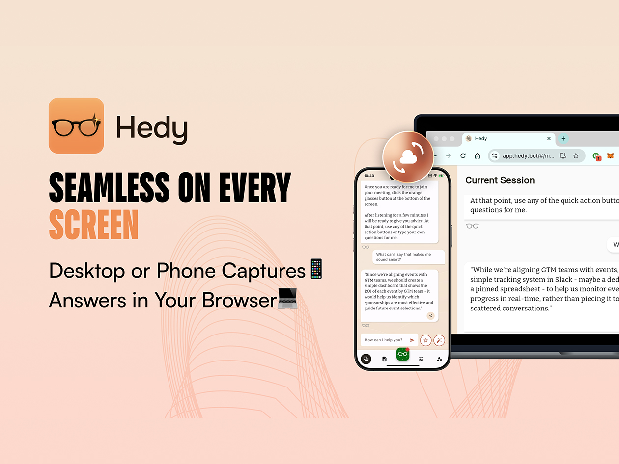hedy ai real time meeting class coach pro 1 year subscription screenshot 5