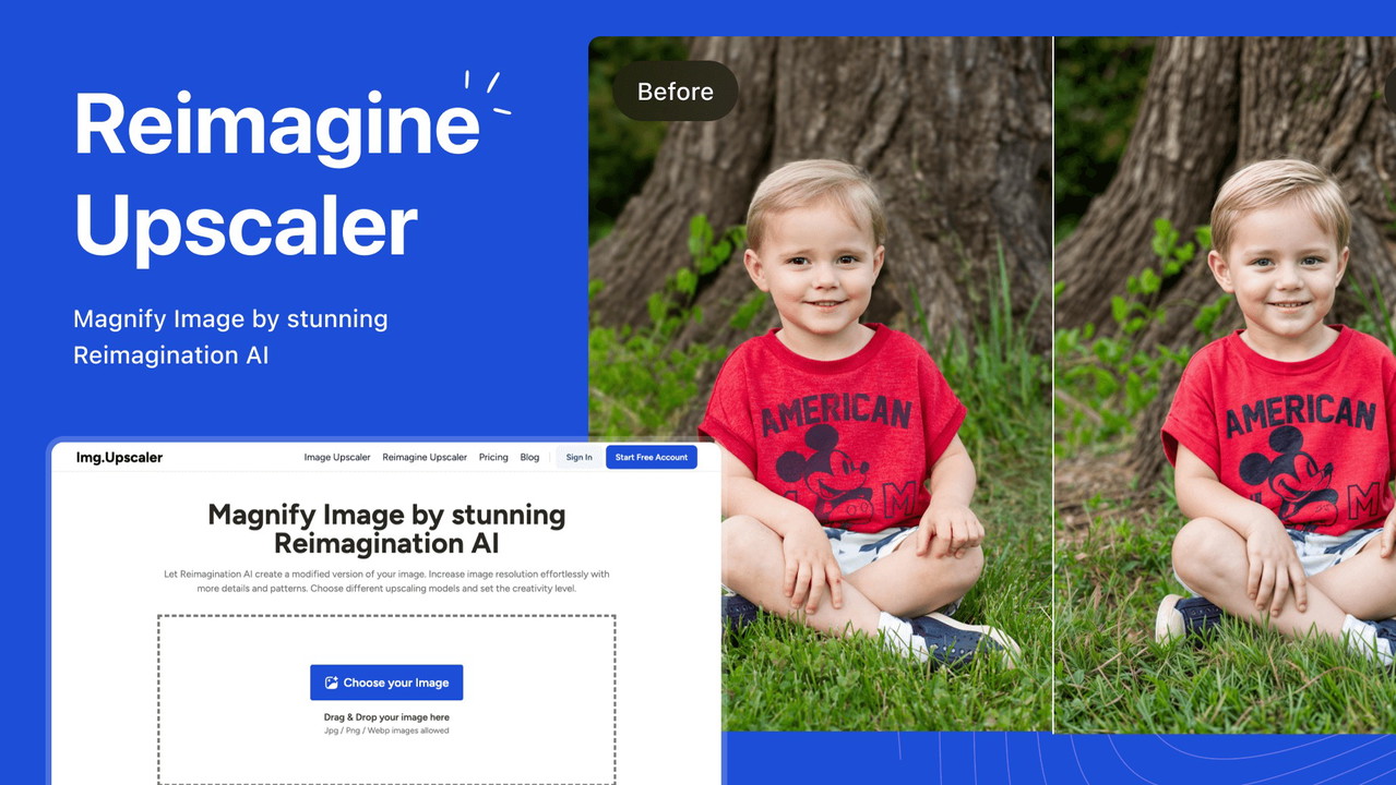 Reimagine your images after upscaling