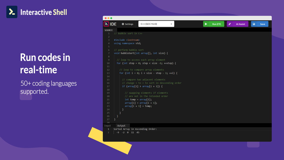 interactive shell screenshot 4
