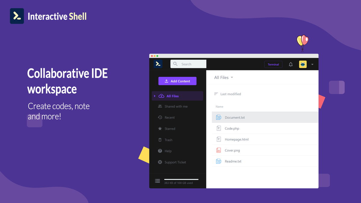interactive shell screenshot 3