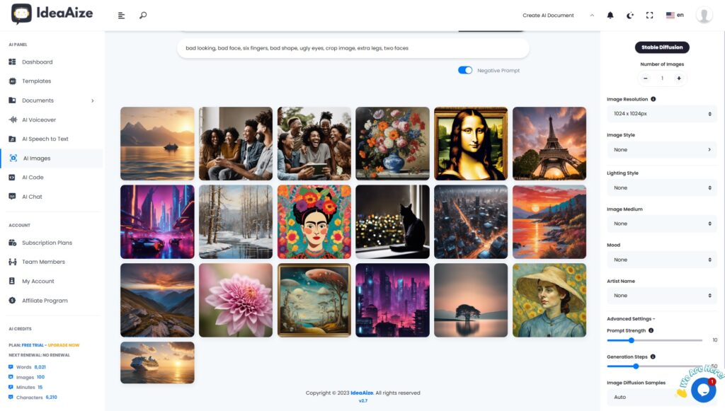 ideaaize screenshot 2
