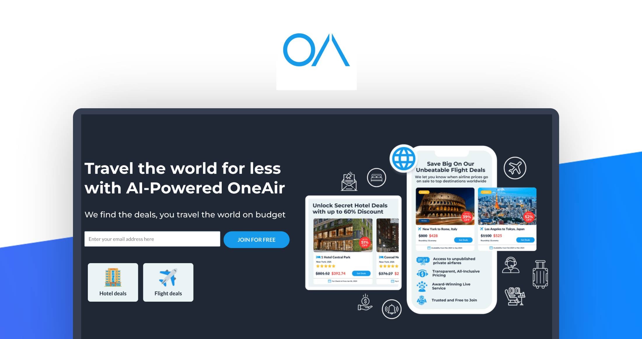 oneair screenshot 1