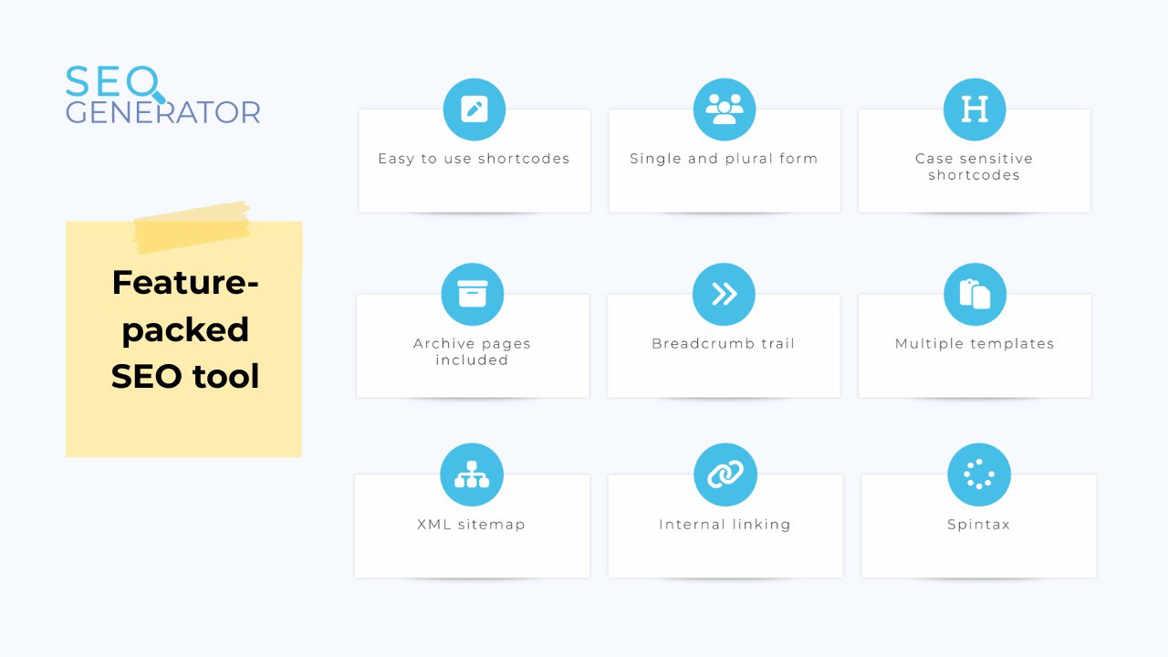 Details matter. SEO Generator gets them right.