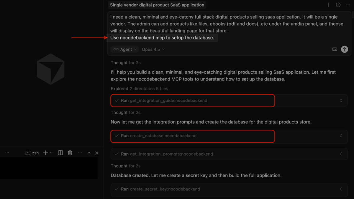 nocodebackend screenshot 3