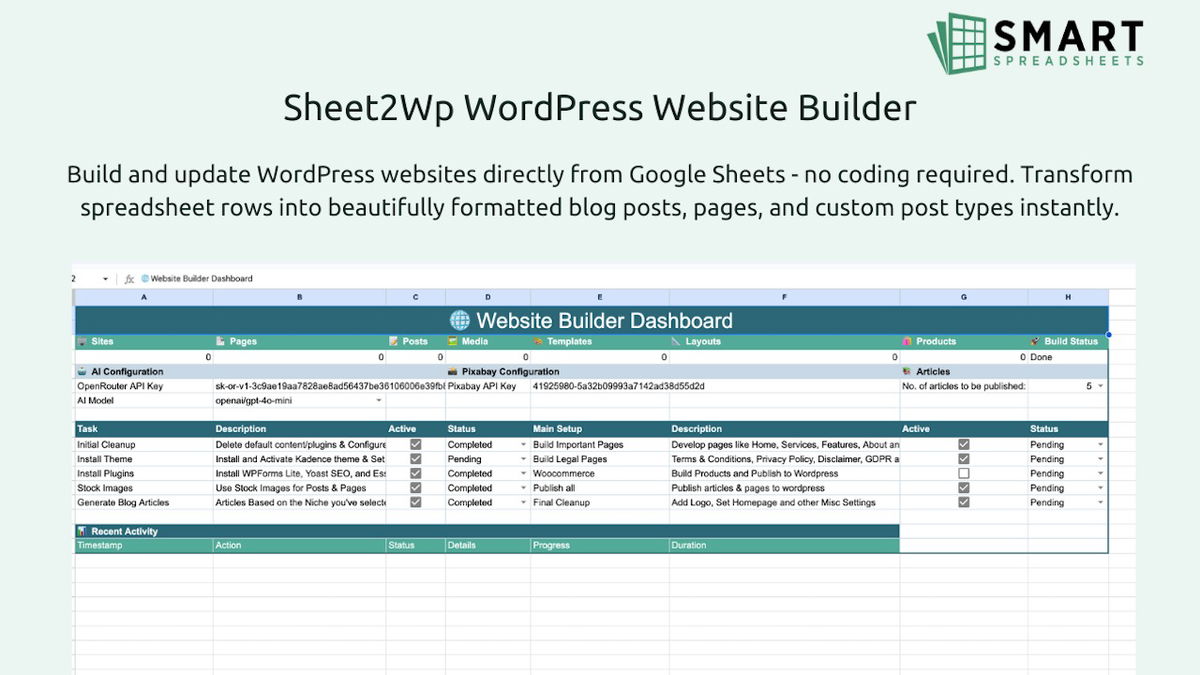 smart spreadsheets screenshot 1