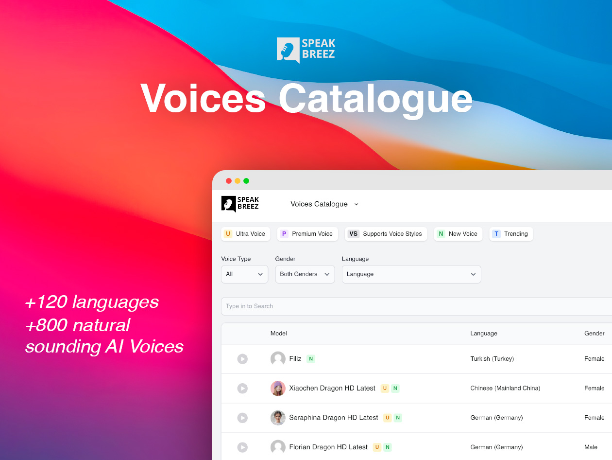speakbreez starter plan lifetime subscription screenshot 2