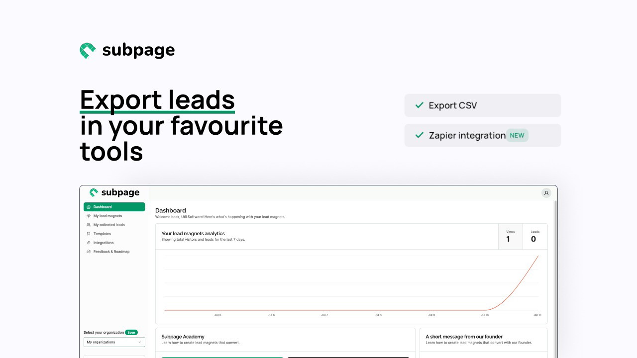 Manage and analyze your leads effortlessly from a single dashboard.