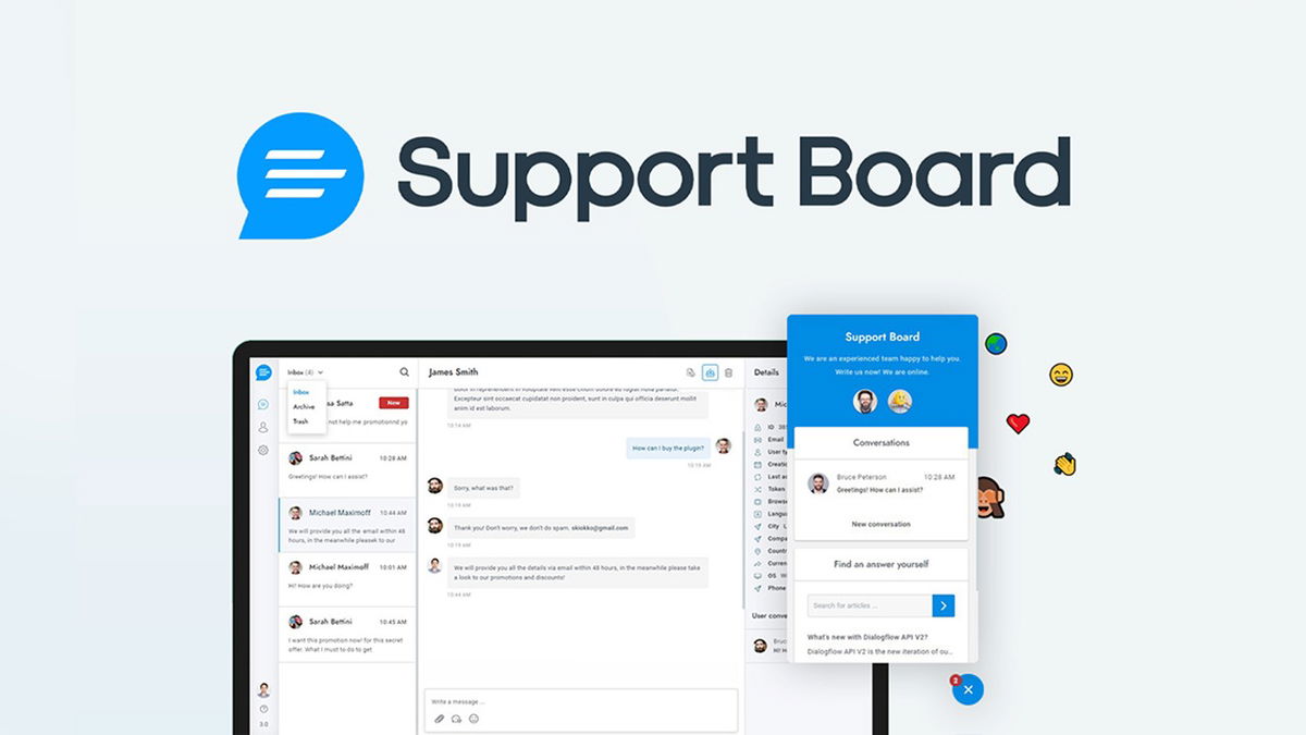 support board screenshot 1