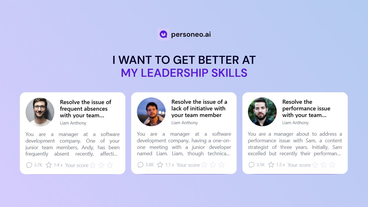 Leverage a cutting-edge platform to level-up your leadership qualities.