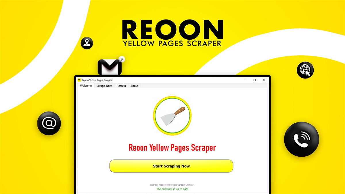 reoon yellow pages scraper screenshot 1