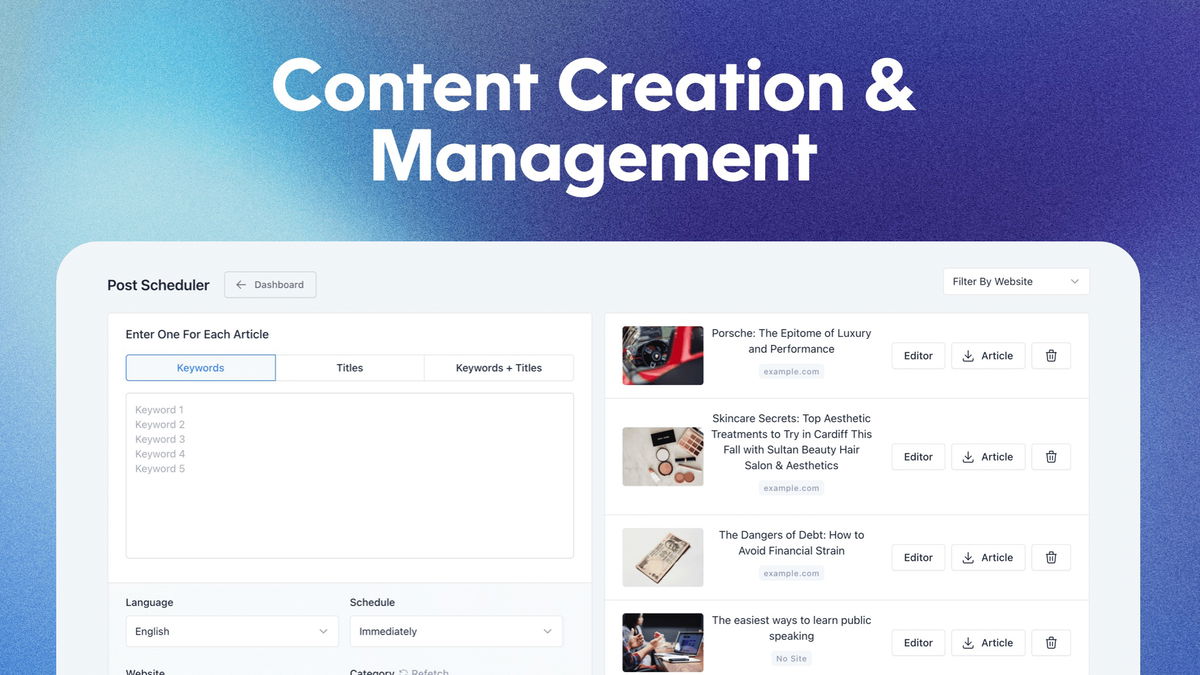 wpautoblog screenshot 2