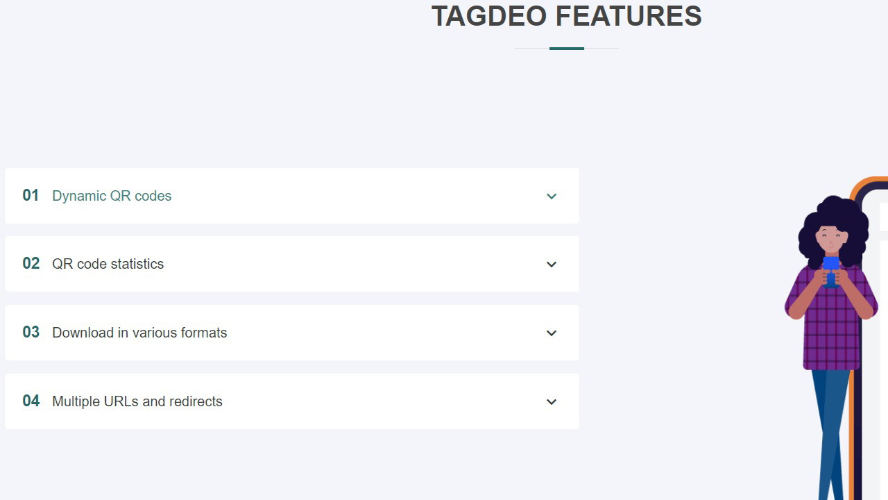 Discover the remarkable advantages of using tagdeo for all your QR code needs.