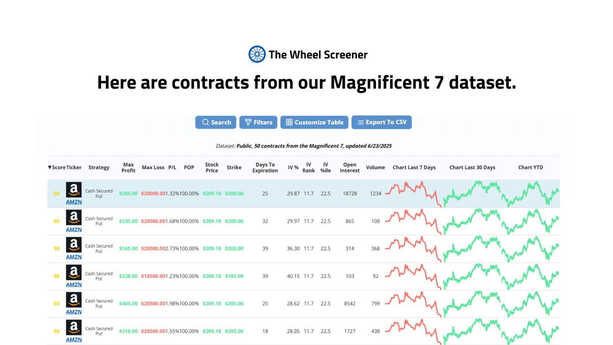 the wheel screener screenshot 2