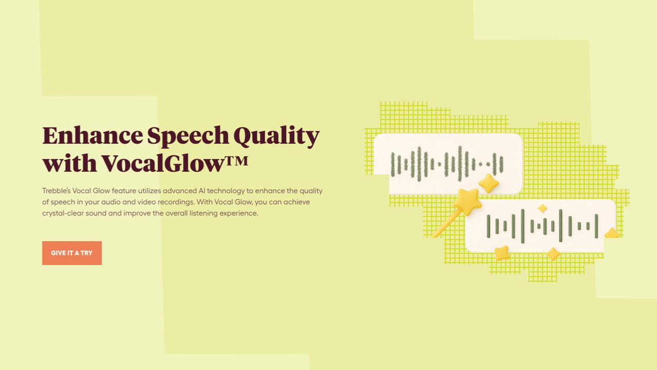 Enhance Speech Quality with VocalGlow™