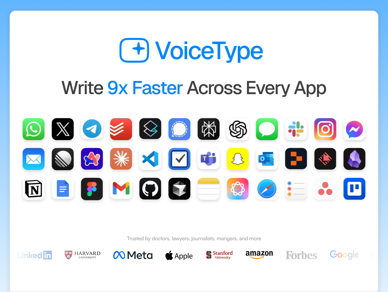 voicetype ai voice to text lifetime subscription 5k words month screenshot 1