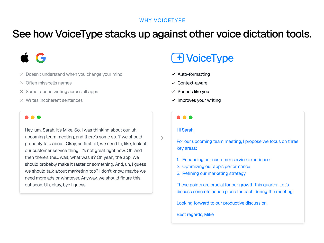 voicetype ai voice to text lifetime subscription 5k words month screenshot 3