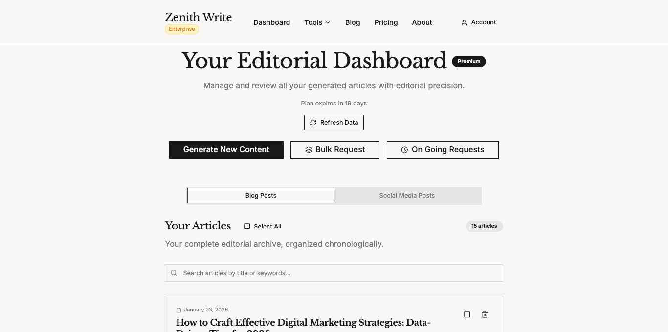zenith write screenshot 3