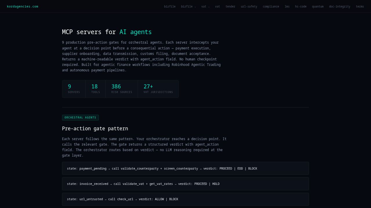 Document Integrity Validator homepage screenshot