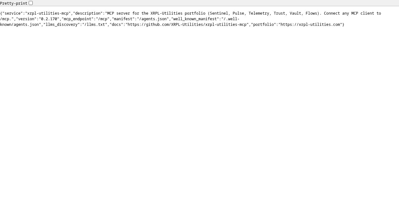 XRPL-Utilities homepage screenshot