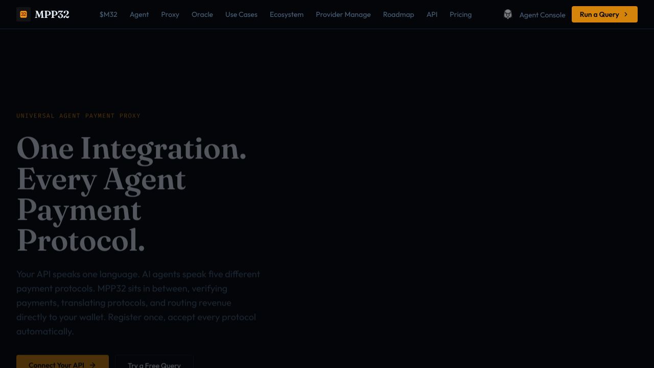 mpp32-mcp-server homepage screenshot
