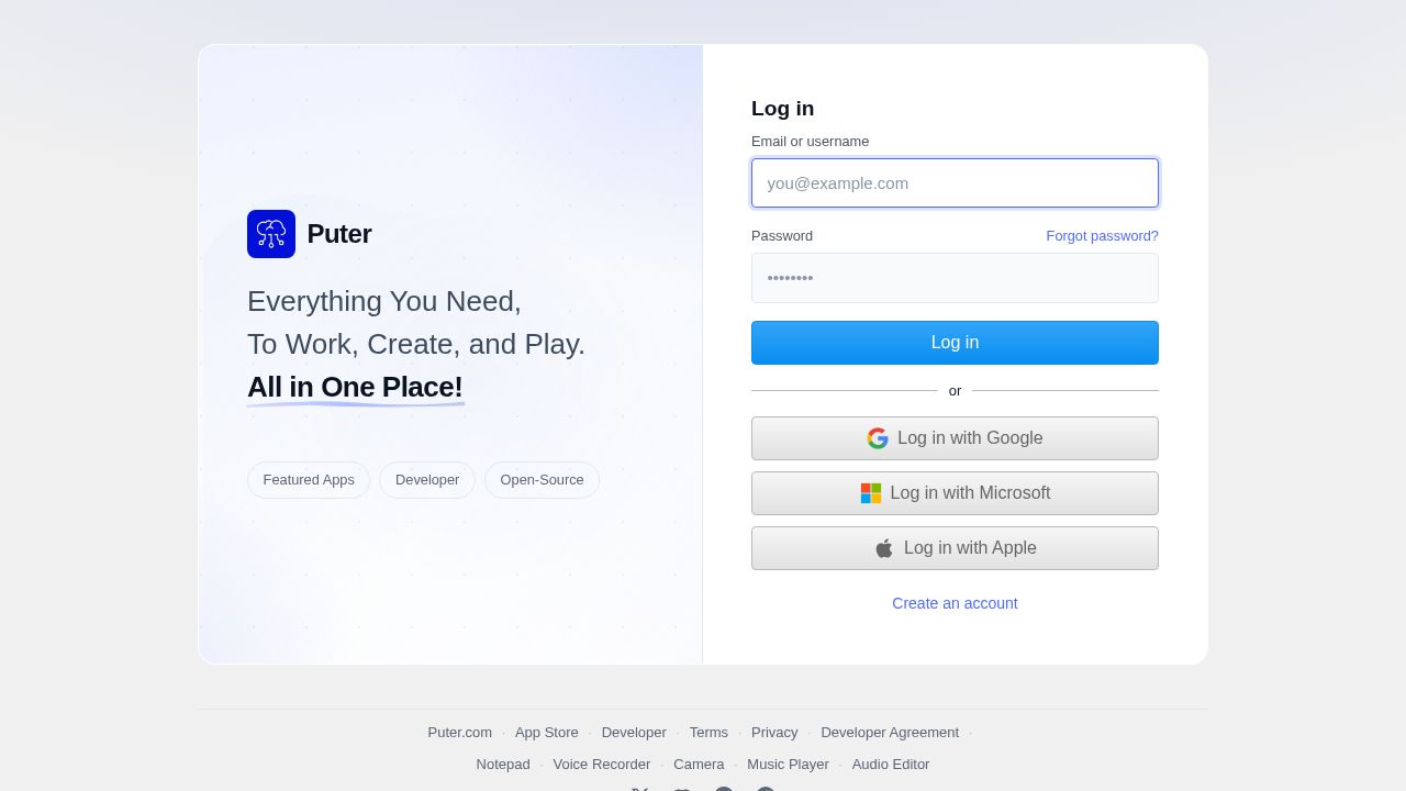 mcp-server homepage screenshot