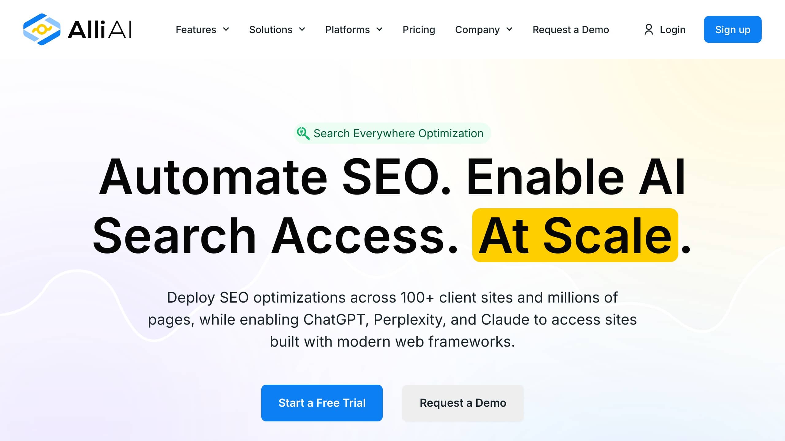 Alli AI automated technical SEO optimization