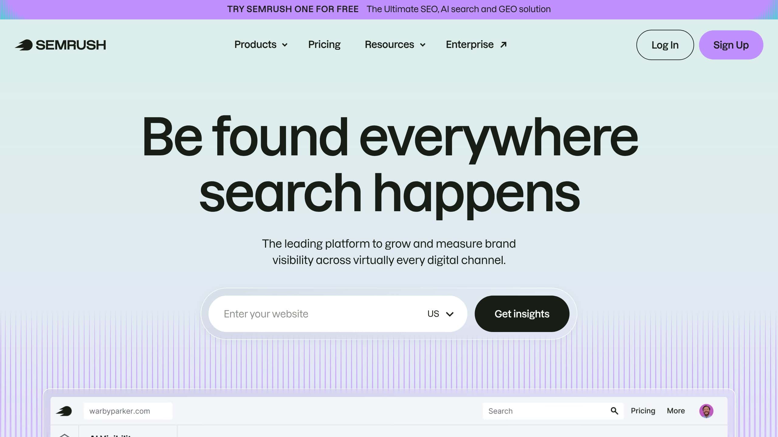 Semrush keyword overview with Personal Keyword Difficulty scores