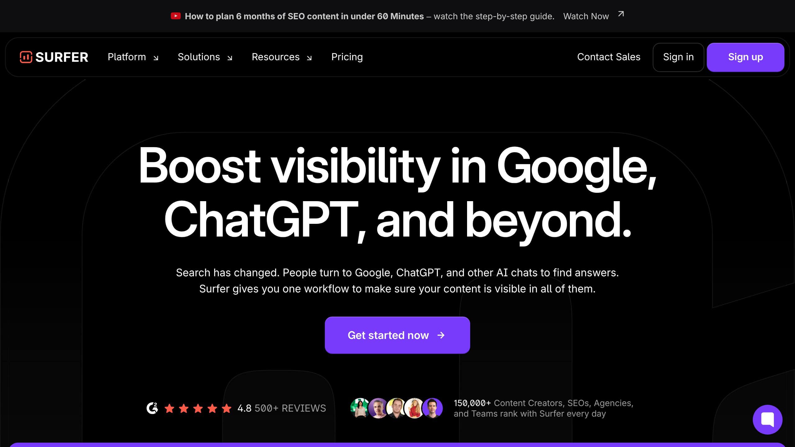 Surfer SEO content editor with real-time optimization score
