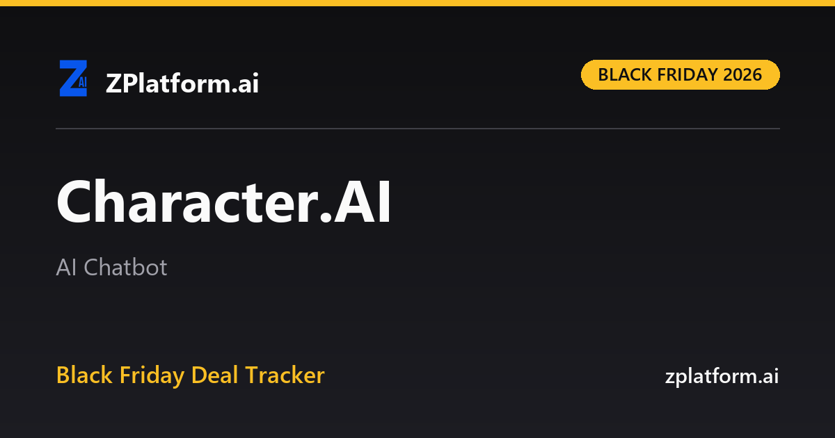 Character.AI Black Friday 2026 deal