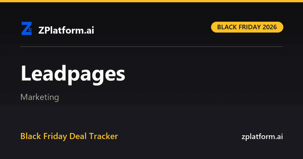Leadpages Black Friday 2026 deal