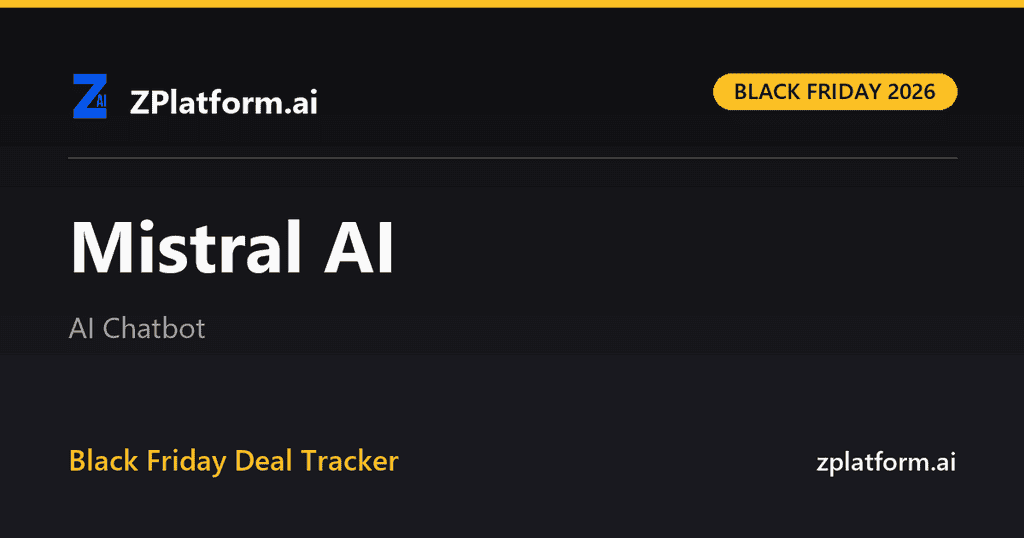 Mistral AI Black Friday 2026 deal