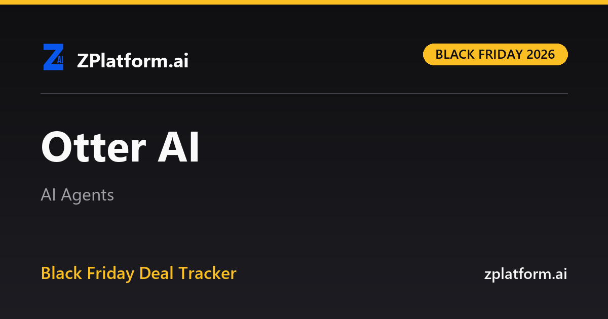 Otter AI Black Friday 2026 deal