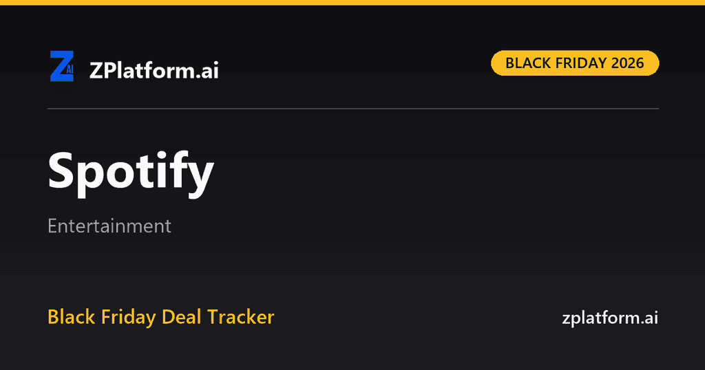 Spotify Black Friday 2026 deal
