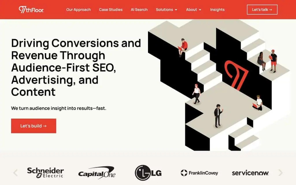 97th Floor homepage - AI SEO agency