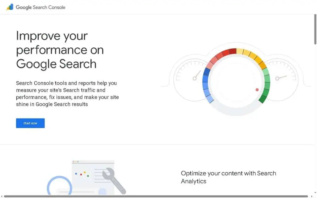 Google Search Console performance dashboard showing position and click data