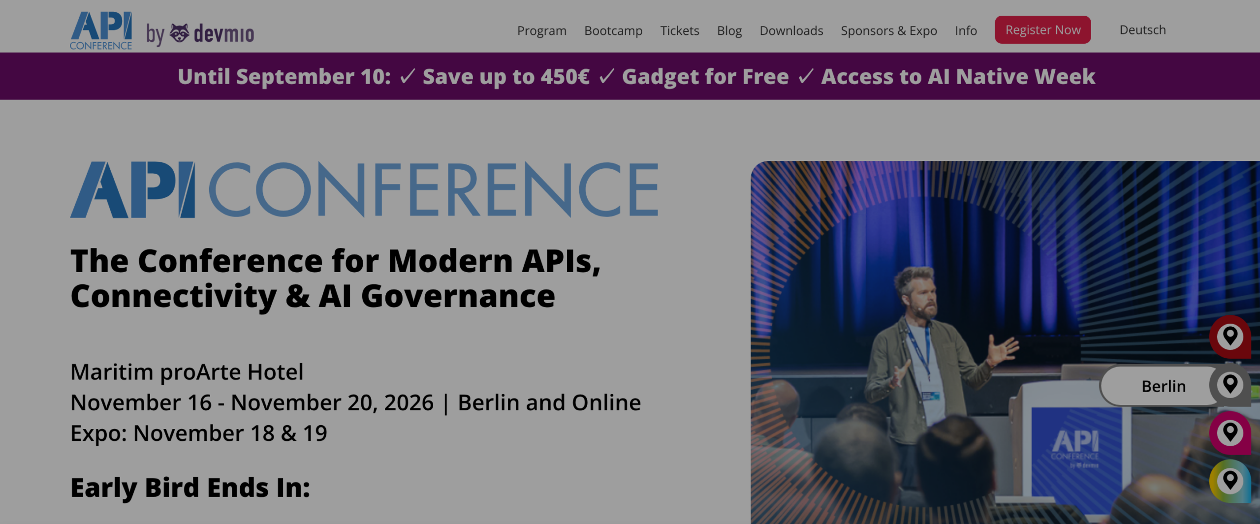 API Conference Berlin 2026 official website homepage
