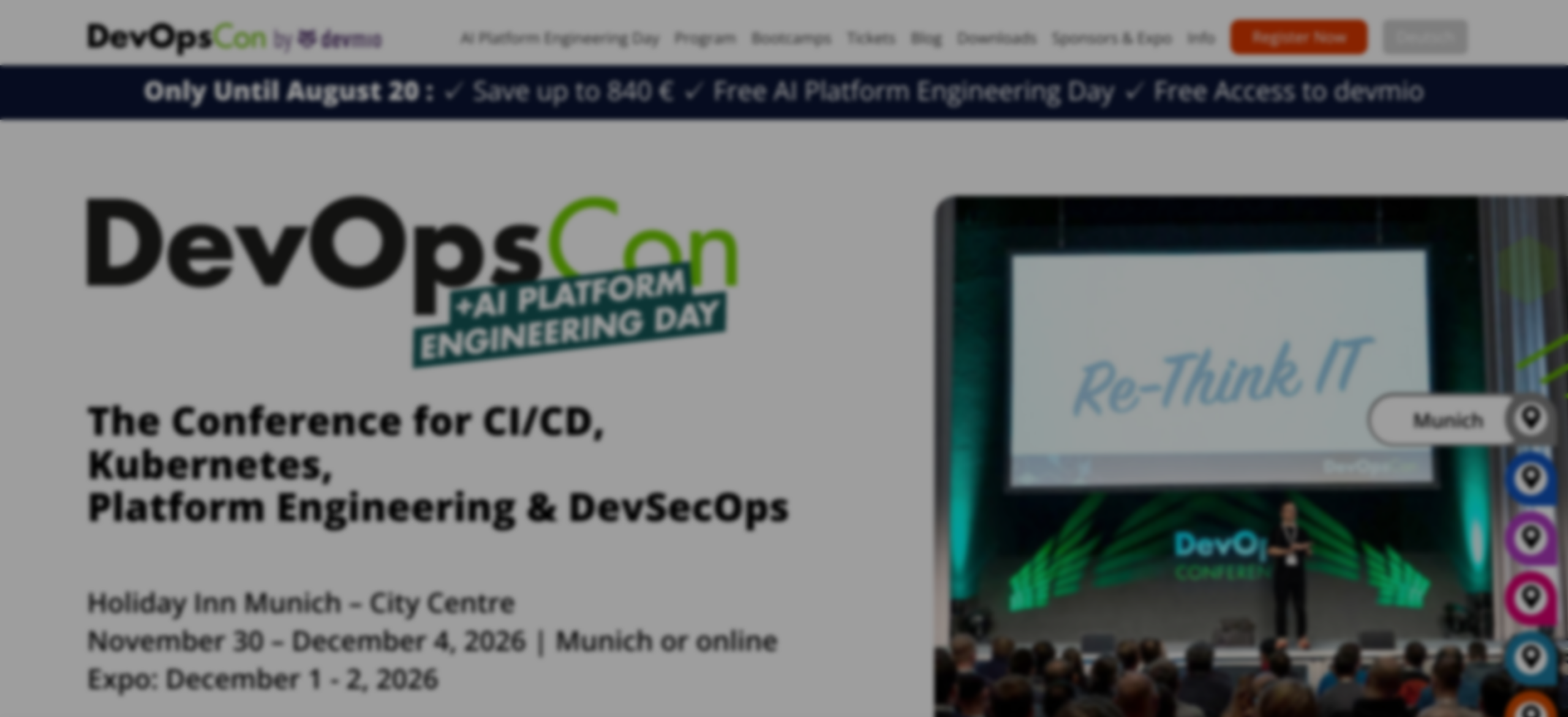 DevOpsCon Munich 2026 official website homepage