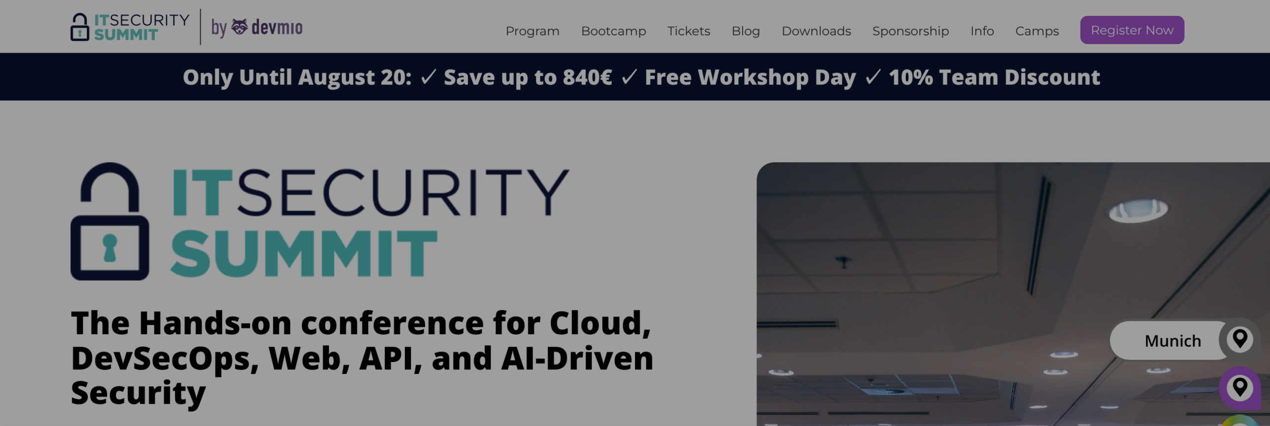 IT Security Summit Munich 2026 official website homepage